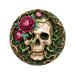 Skull Roses Roots Snakes