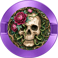 Skull Roses Roots Snakes